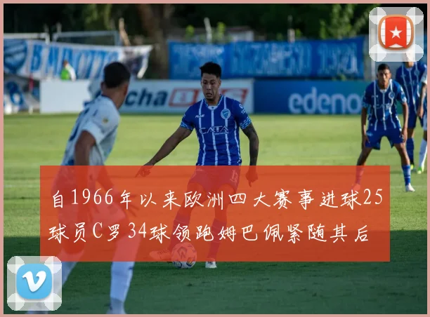 自1966年以来欧洲四大赛事进球25球员C罗34球领跑姆巴佩紧随其后